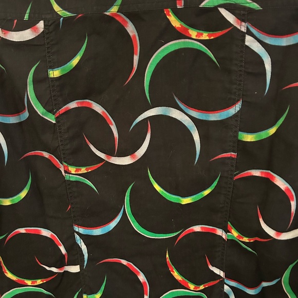 VINTAGE VERSACE JEANS SIGNATURE BUTTON UP SHIRT, LIKELY FROM THE 80s, SIZE SMALL - Picture 8 of 9